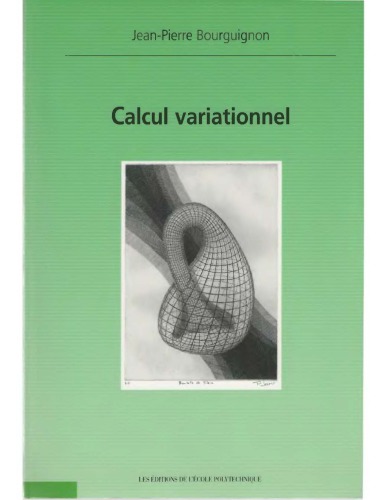 ﻿Calcul Variationnel