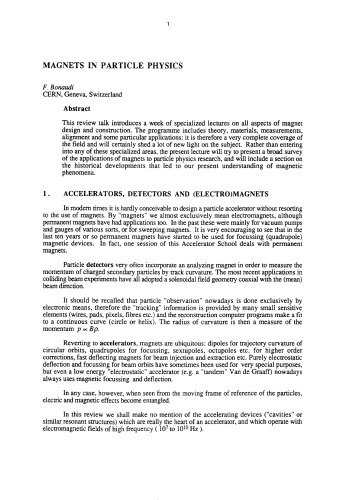 ﻿مدرسه شتاب دهنده CAS-CERN - اندازه گیری آهنربا