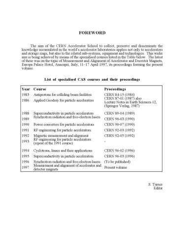 ﻿مدرسه شتاب دهنده CAS-CERN - Meas. و تراز آهنرباهای Accel و Detector
