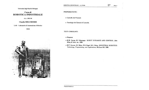 ﻿Corso Di Robotica Industriale