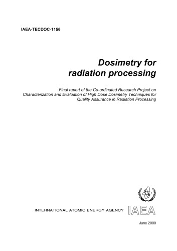 دوزیمتری برای پردازش تابش (IAEA TECDOC-1156)