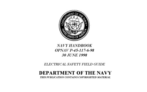 راهنمای ایمنی برق NAVFAC P-45 - نیروی دریایی ایالات متحده