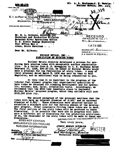 ﻿ساخت لوله های اورانیوم [غیر طبقه بندی شده]