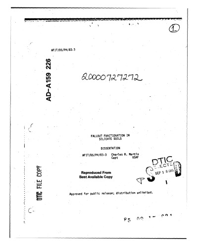 ﻿شکنش Fallout در Soins سیلیکات
