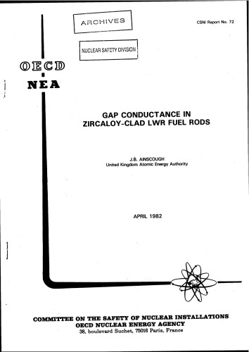 هدایت شکاف در مخازن سوخت Zircaloy-Clad LWR (csni82-72)