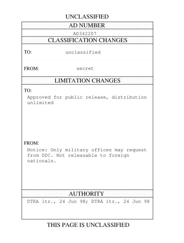 گزارش عمومی آزمایشات هسته ای - آزمایشگاه سندیا