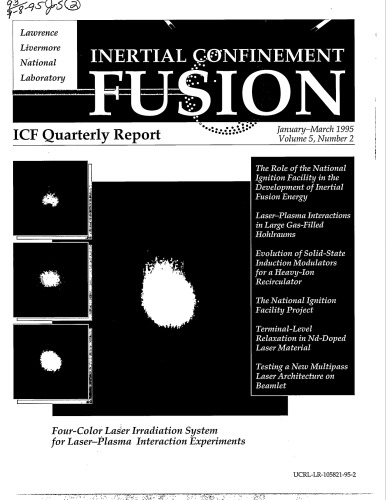 فیوژن محصور اینرسی [فصلنامه ژانویه - مارس 1995]