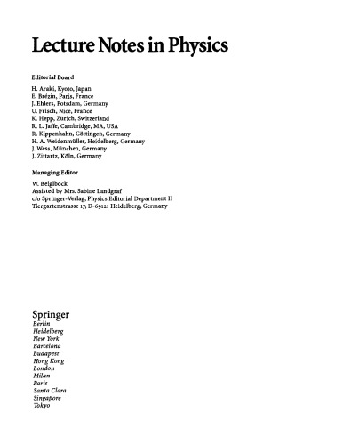 ﻿Mdls کم بعدی. در آمار فیزیک، کوانت. نظریه میدان [LNP 0469]