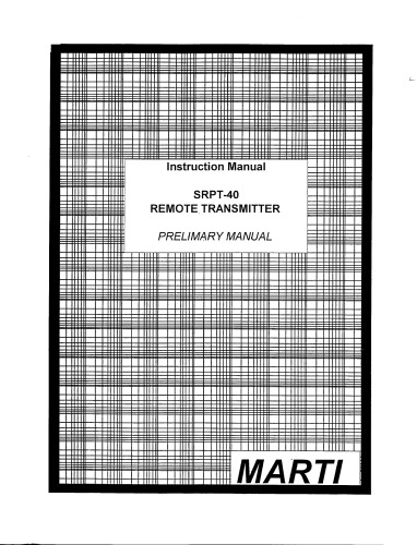 ﻿فرستنده MARTI SRPT-40 (رادیو پخش)