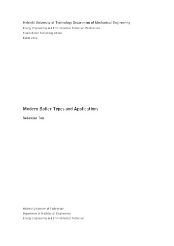 انواع بویلر های مدرن و برنامه های کاربردی