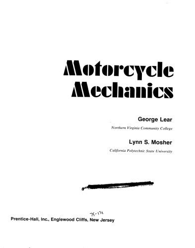 ﻿مکانیک موتور سیکلت