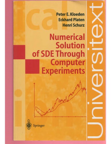 عدد. راه حل SDE از طریق متخصصان رایانه