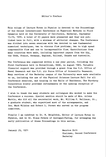 نتیجه گیری ، 2. بین المللی اعتراف روی شماره مت ها در دینامیک سیالات [LNP]