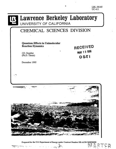 اثرات کوانتومی در دینامیک واکنش غیرمستقیم [پایان نامه]