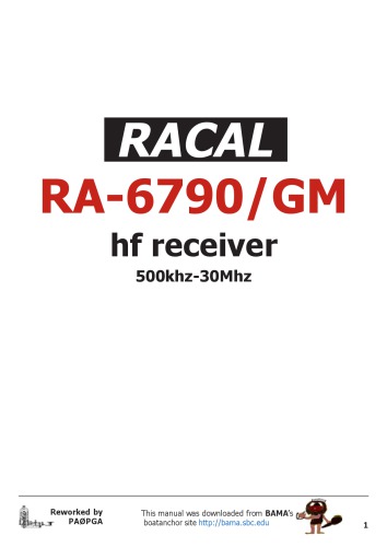 گیرنده Racal RA-6790 H.F.