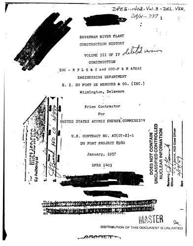 کارخانه رودخانه Savannah - تاریخچه ساخت دوره سوم