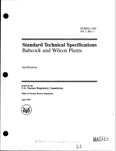 ﻿مشخصات فنی استاندارد - Babcock & Wilcox Plants جلد 1