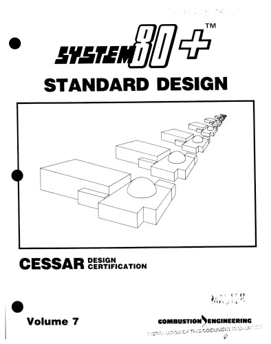 سیستم 80 استاندارد [nucl. powerplnt] طراحی - جلد 07