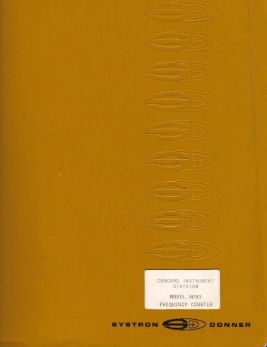 Systron-Donner 6053 شمارنده فرکانس