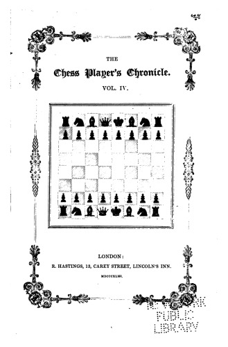 ﻿Chronicle Chess Player ، جلد. 4