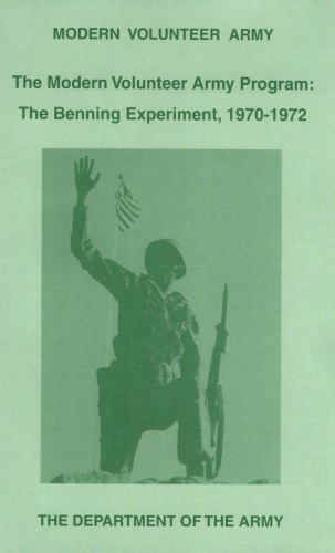 وزارت دفاع جلد Pgm Army (1970-72) - The Benning Experience.