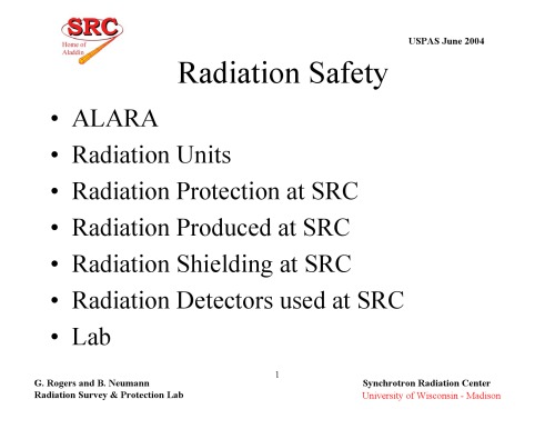 USPAS - ایمنی رادیویی [اسلاید ارائه شده]