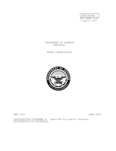 ﻿حفاظت از آب MIL-HDBK-1165 - US DOD