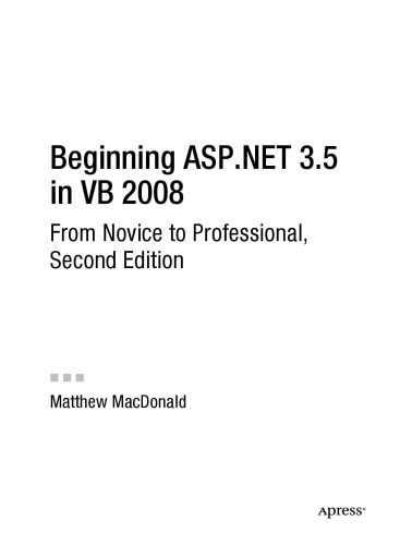 ﻿شروع ASP.NET 3.5 در C# 2008: از تازه کار تا حرفه ای