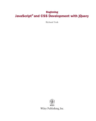 شروع توسعه JavaScript و CSS با jQuery