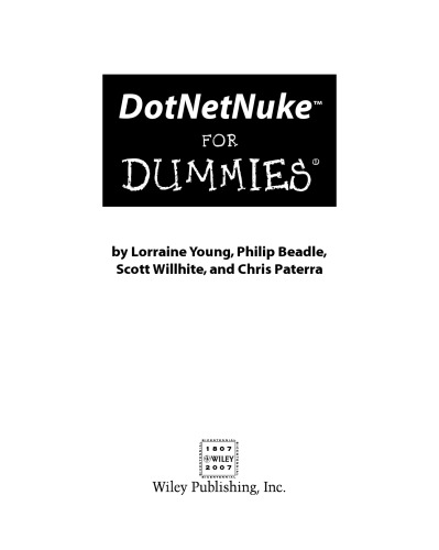 DotNetNuke برای آدمک ها