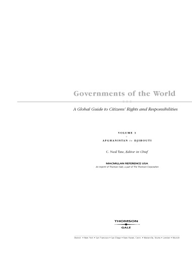 ﻿دولت های جهان جلد 1 (افغانستان-جیبوتی)