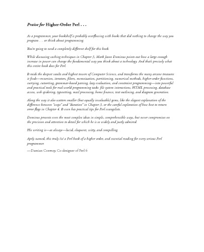 مرتبه بالاتر Perl: راهنمایی برای تغییر برنامه