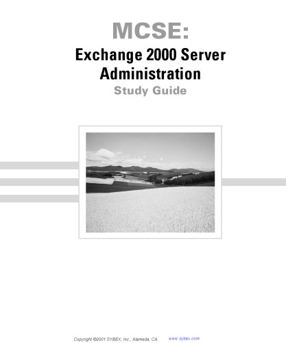 MCSE: راهنمای مطالعه سرور Exchange Exchange 2000