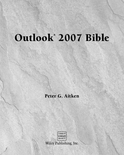 ﻿کتاب مقدس Microsoft Outlook 2007