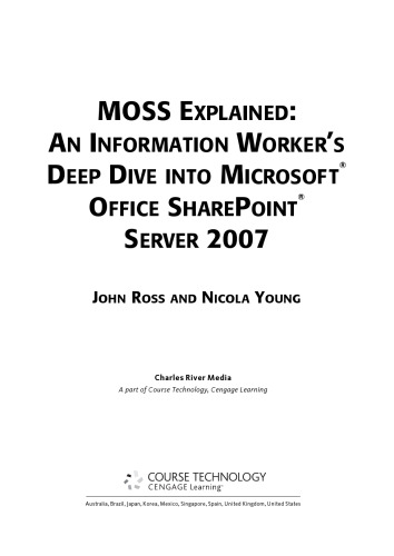 MOSS توضیح داد: شیرجه عمیق یک کارگر اطلاعات به سرور Microsoft Office SharePoint 2007 00