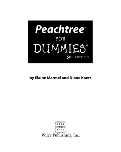 Peachtree برای dummies