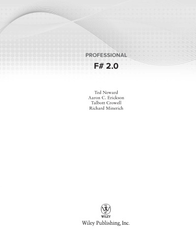 ﻿حرفه ای F# 2.0