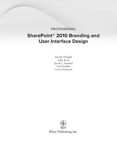 طراحی حرفه ای با برند SharePoint 2010 و طراحی رابط کاربری