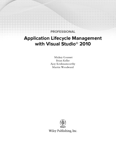 سیستم تیم حرفه ای ویژوال استودیو 2010: با Team Foundation Server 2010