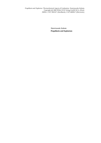 ﻿پیشران و مواد منفجره