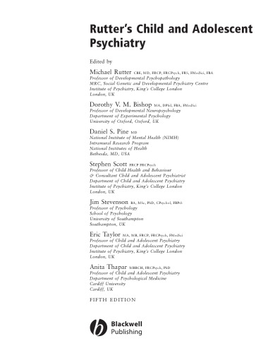 ﻿روانپزشکی کودک و نوجوان راتر