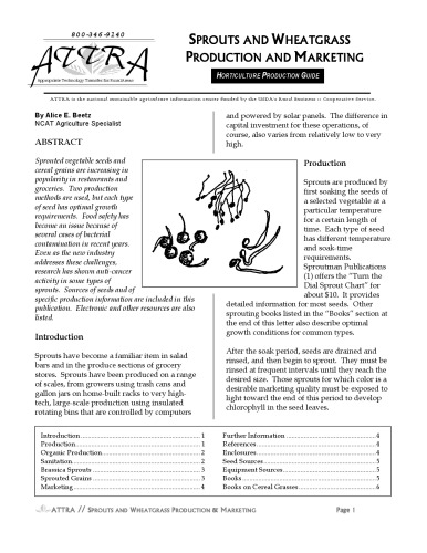 ﻿جوانه ها: غذای معجزه آسا: راهنمای کامل جوانه زدن