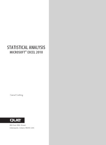 ﻿تجزیه و تحلیل آماری: Microsoft Excel 2010