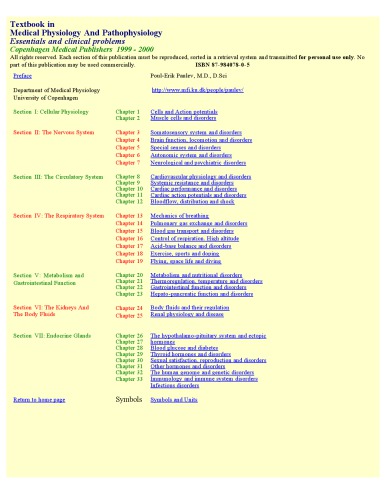 ﻿کتاب درسی فیزیولوژی پزشکی و پاتوفیزیولوژی پزشکی: ضروریات و مشکلات بالینی