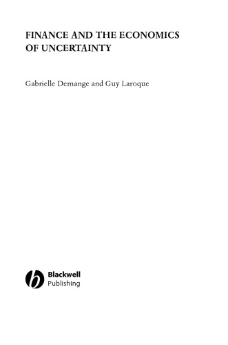 ﻿اقتصاد و مالی عدم قطعیت