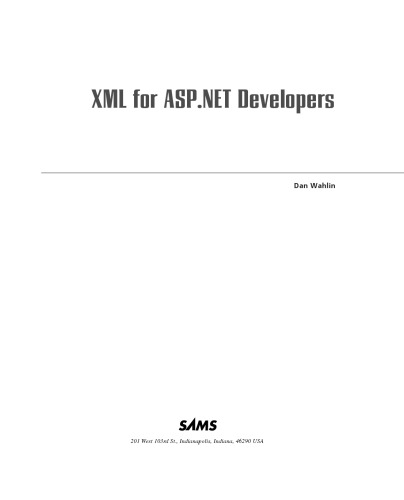 ﻿XML برای توسعه دهندگان ASP.NET
