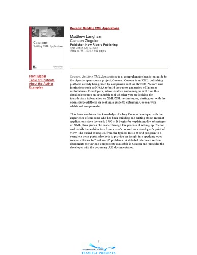 ﻿پیله: ساخت برنامه های XML