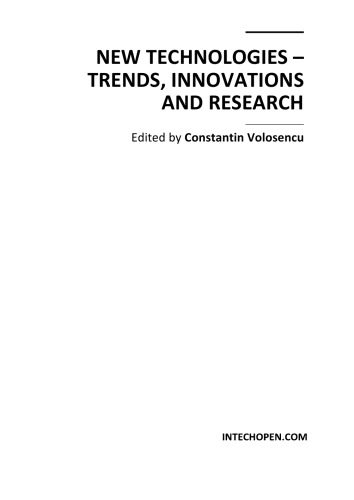 ﻿فن آوری های جدید - روندها، نوآوری ها و تحقیقات