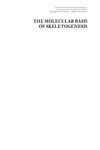 مبنای مولکولی Skeletogenesis