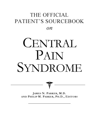 کتاب مقدس رسمی بیمار در مورد سندرم درد مرکزی